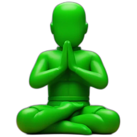 green army man toy praying emoji