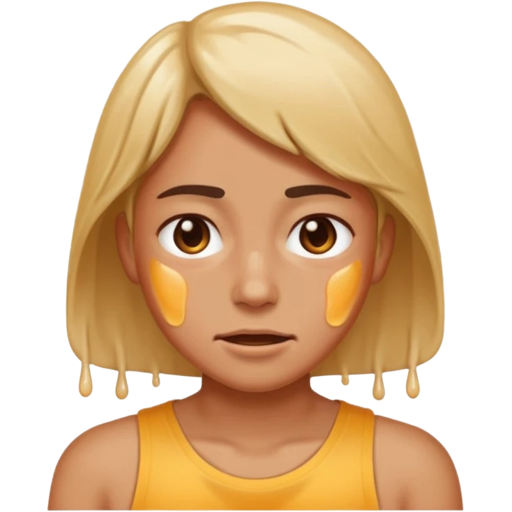 😮‍💨with sweat emoji