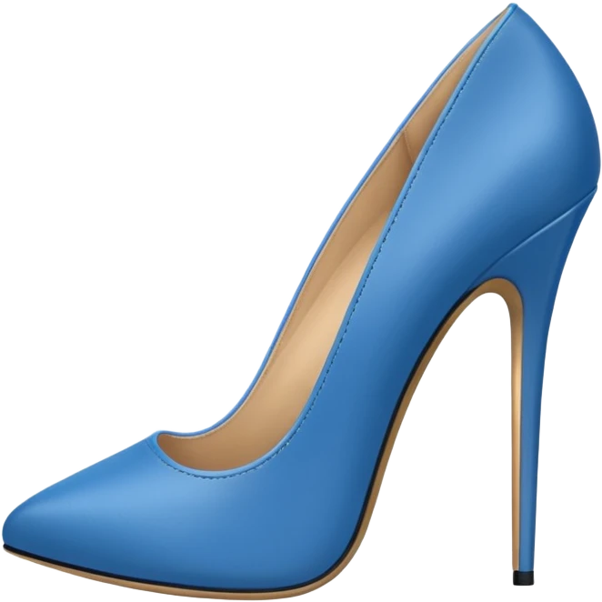heels with the blue colors emoji