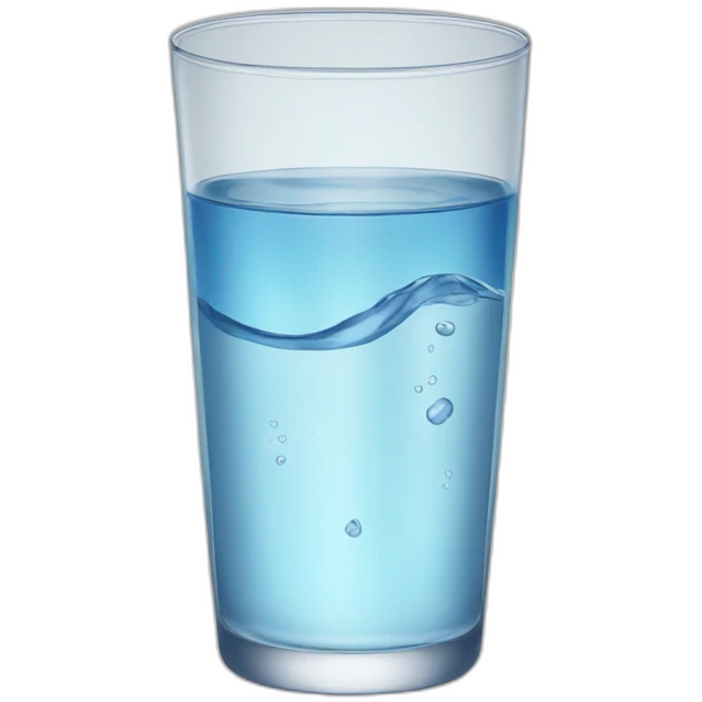 glass of water emoji