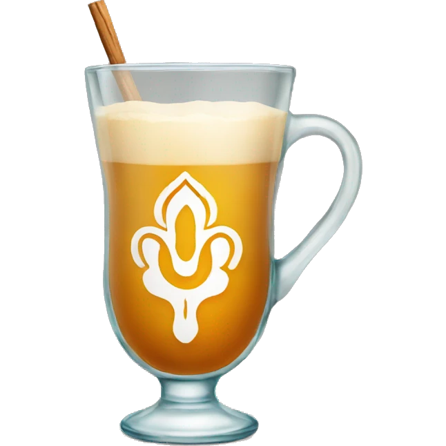 Chai glass Indian style emoji
