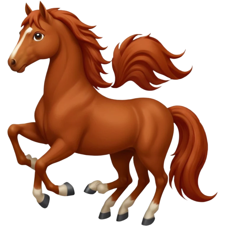 The red horse 2026 emoji