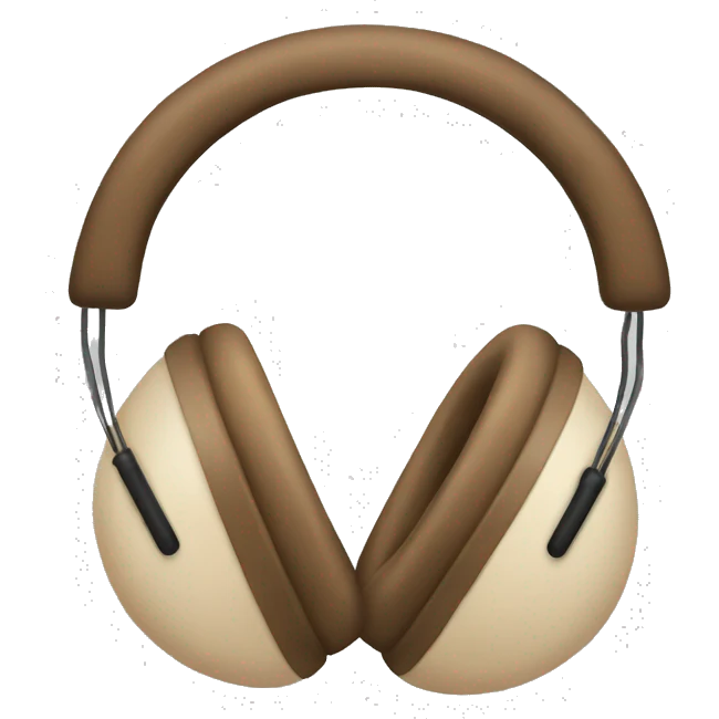 beige earmuffs emoji