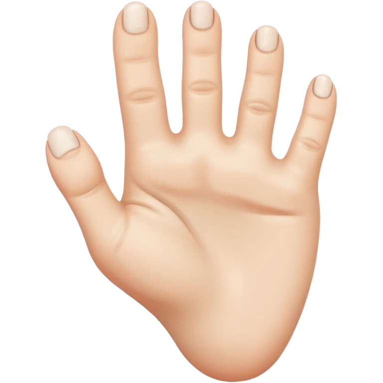a foot with hand fingers emoji