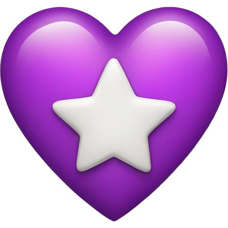 Heart with star emoji
