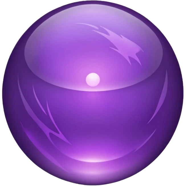 purple magical stone emoji