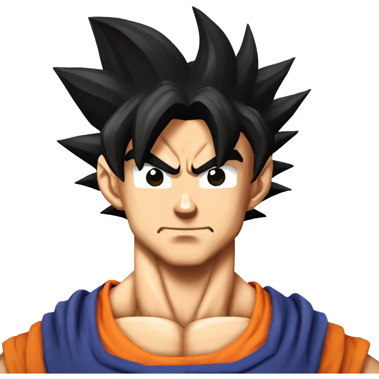 Goku dragon ball z emoji