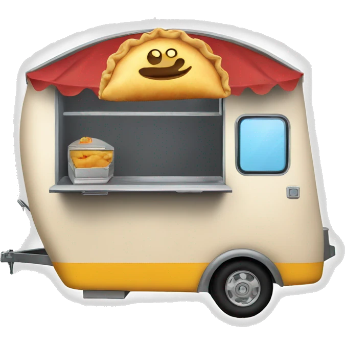 Empanada food trailer emoji