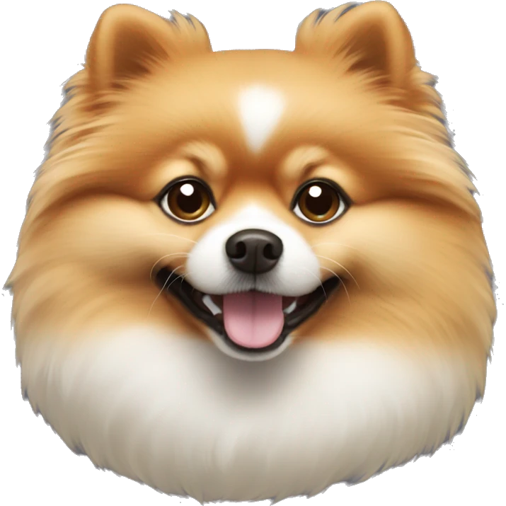 Pomeranian dog  emoji
