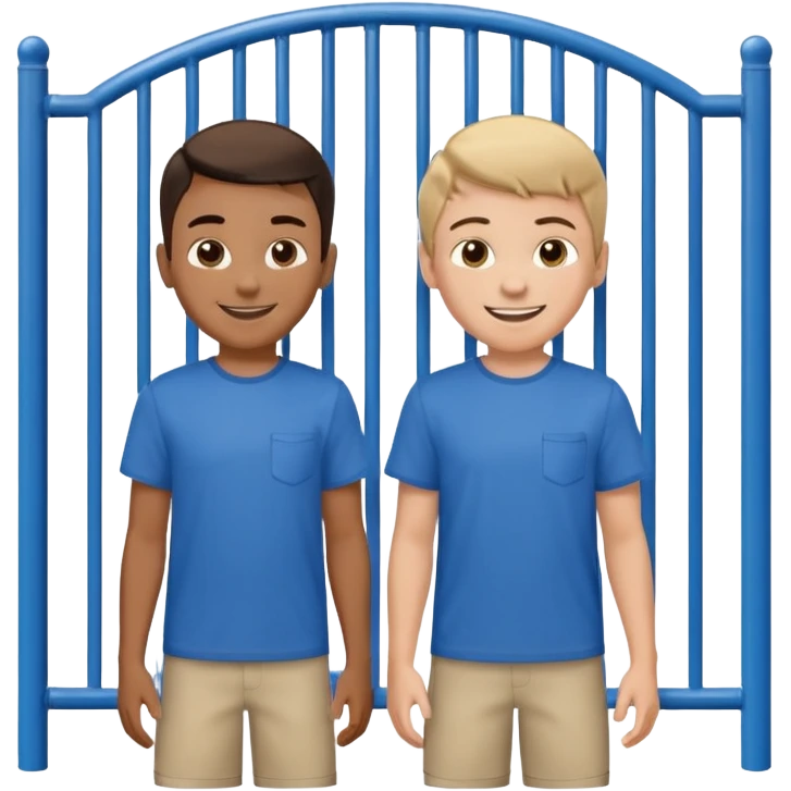 Enfants garçons portail  emoji