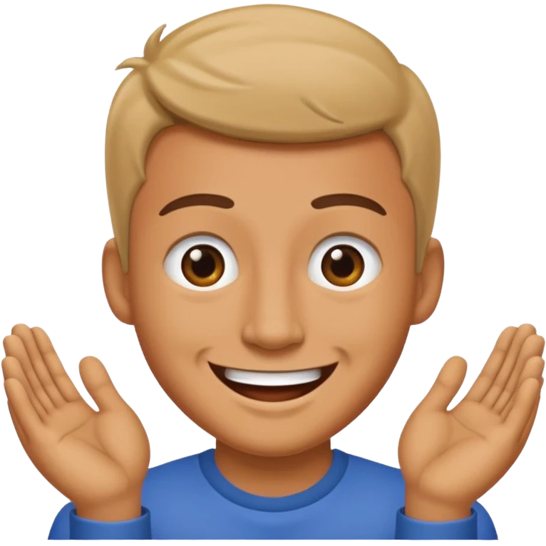 Man holding his anus emoji