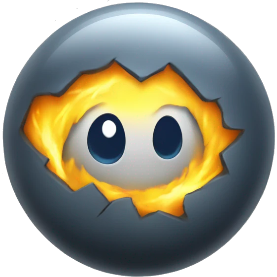 Orb of hurricane  emoji