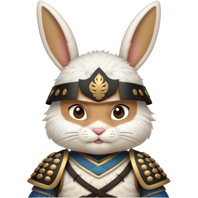 a samurai bunny emoji