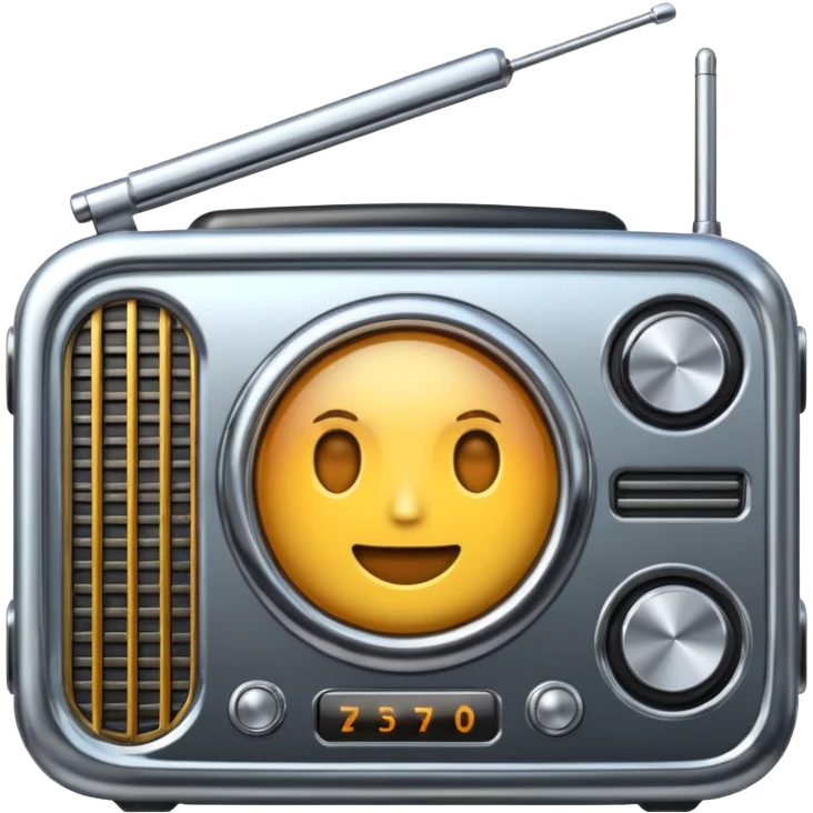 modern radio emoji