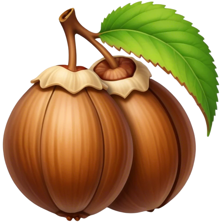 Hazelnut emoji