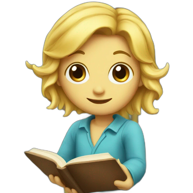 Book fairy emoji