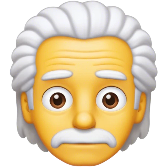 Simpson white hair emoji