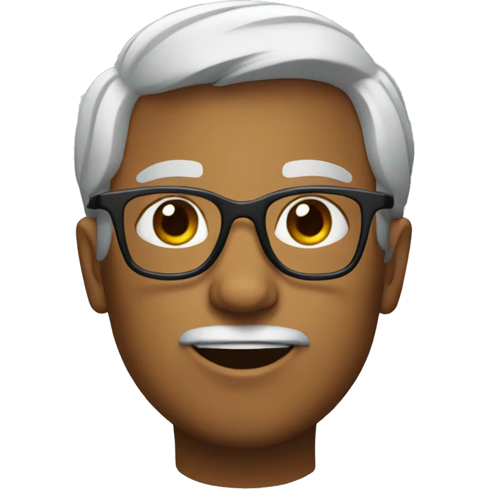 doy with glasses emoji
