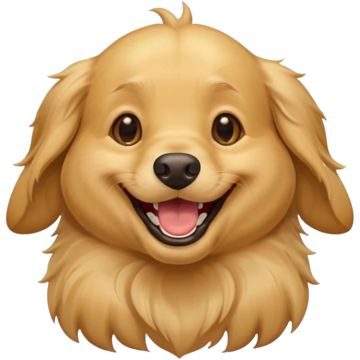 Perro riendose emoji