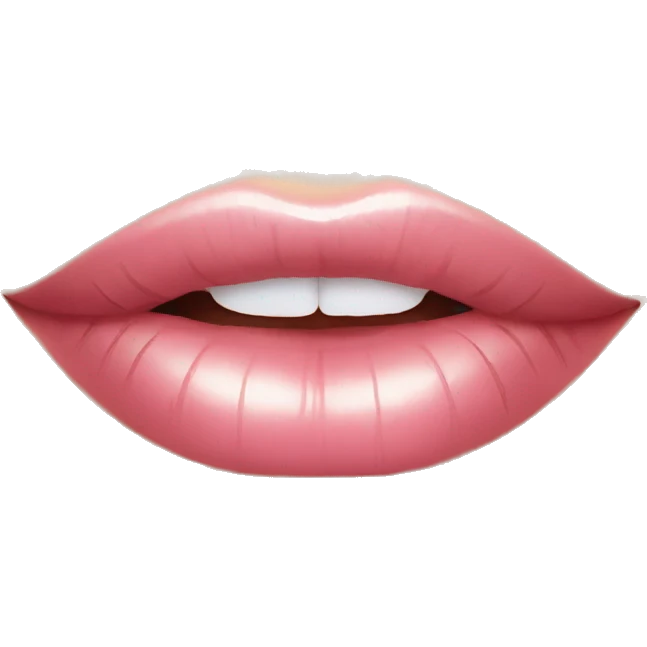 Permanent makeup lips emoji