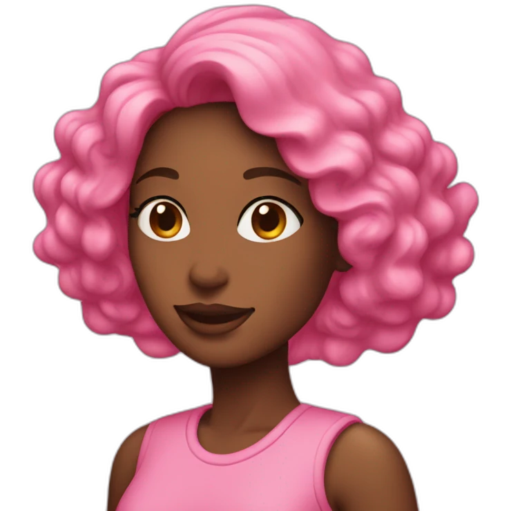 Pink woman’s day emoji