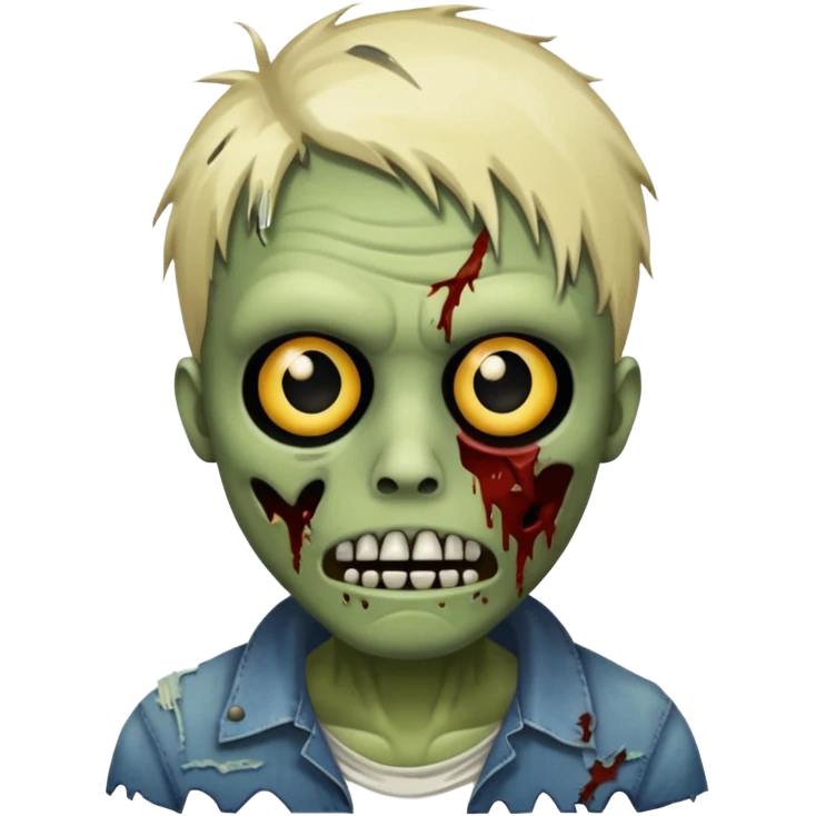 make a desinger i phone zombie emoji i phone  emoji