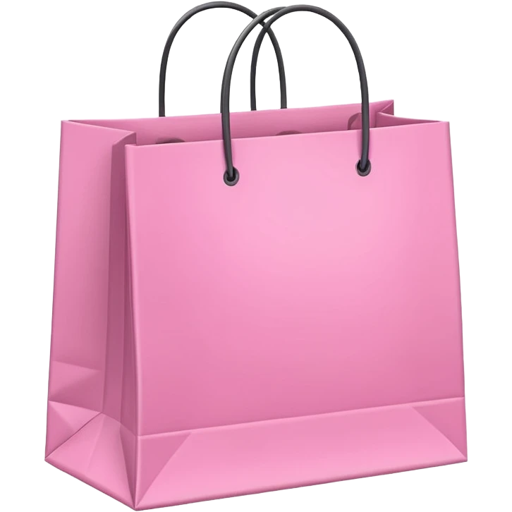 PINK SHOPPING BAGS emoji