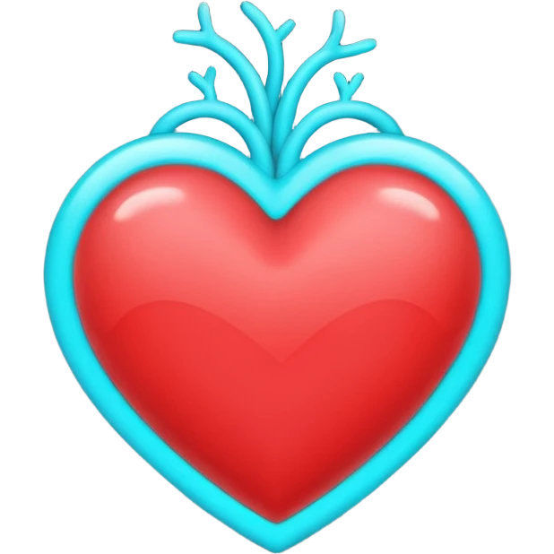 growing heart emoji (💗), but the same color as this heart emoji (🩵). emoji