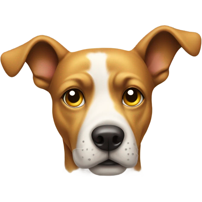 Dog with butter on his head emoji