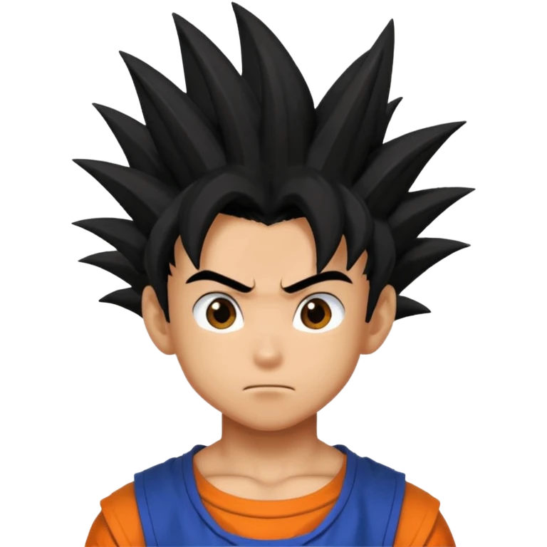 a boy in dragon ball style emoji