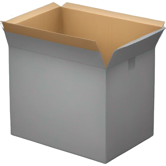 Euro box plastic grey emoji