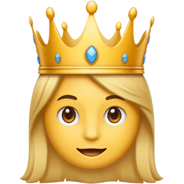Erstelle mir ein emoji mit einer Krone emoji
