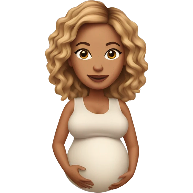 Pregnant beyoncé emoji