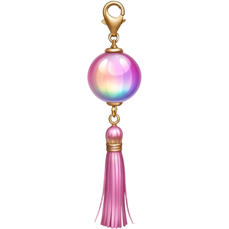 pink ade tassel pendant emoji