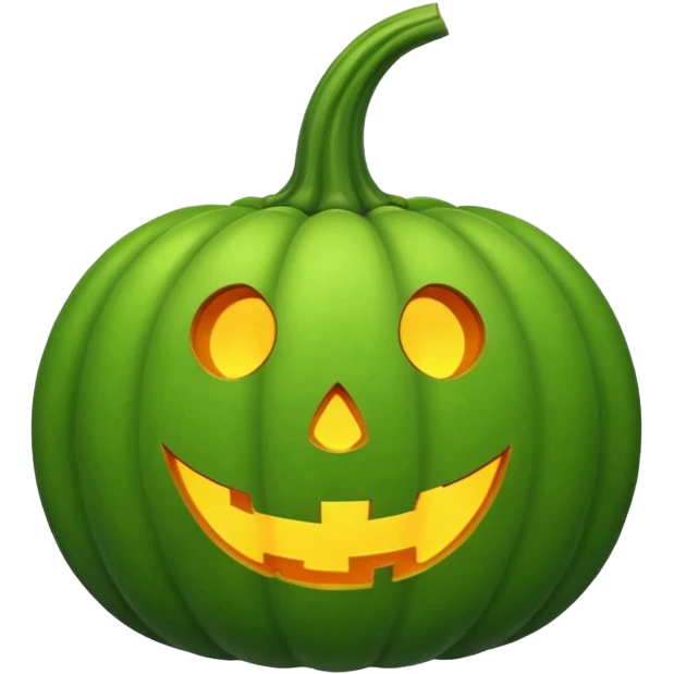 green sweet pumpkin emoji