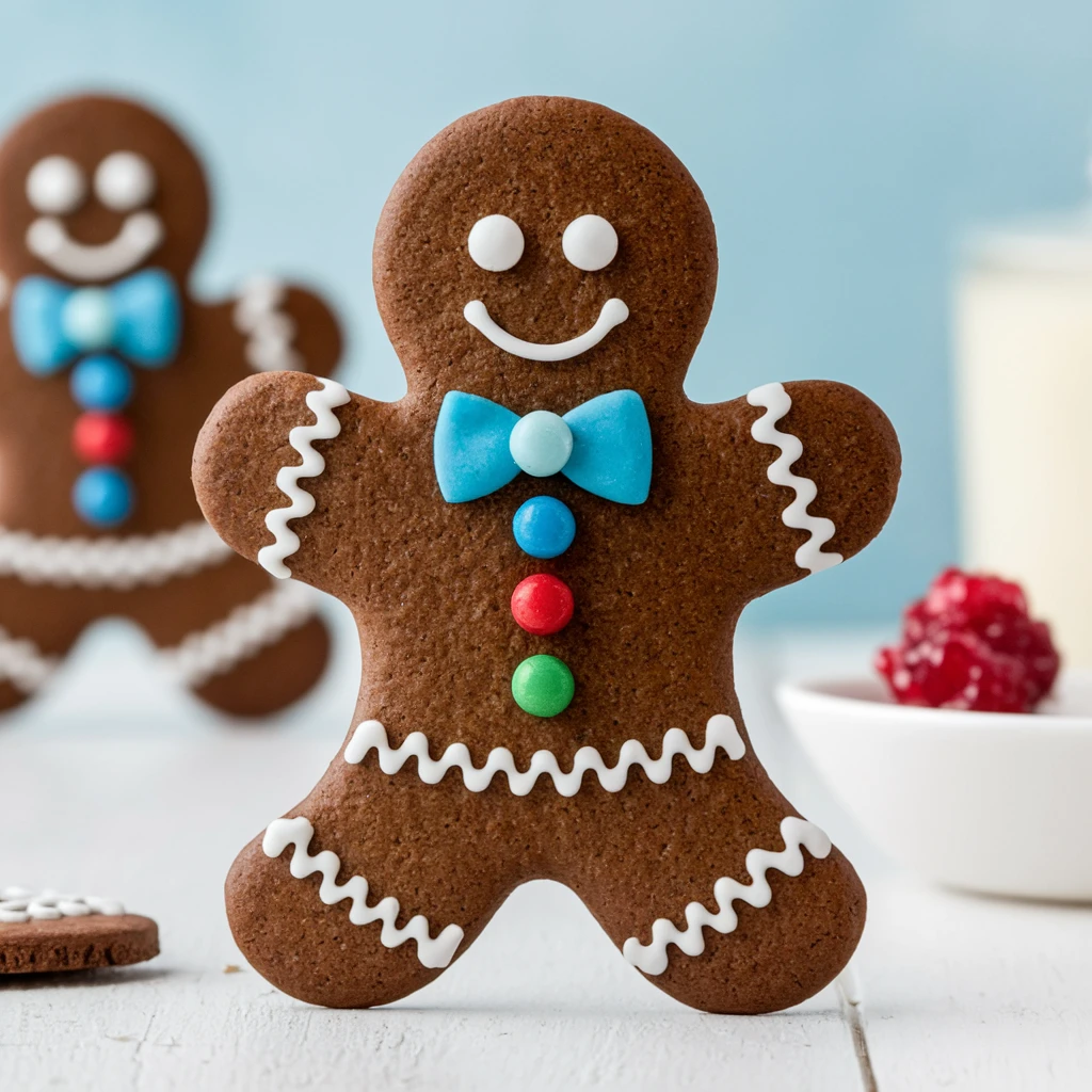 gingerbread man emoji