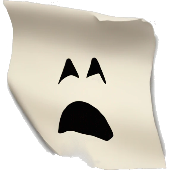 Piece of paper with rip  emoji