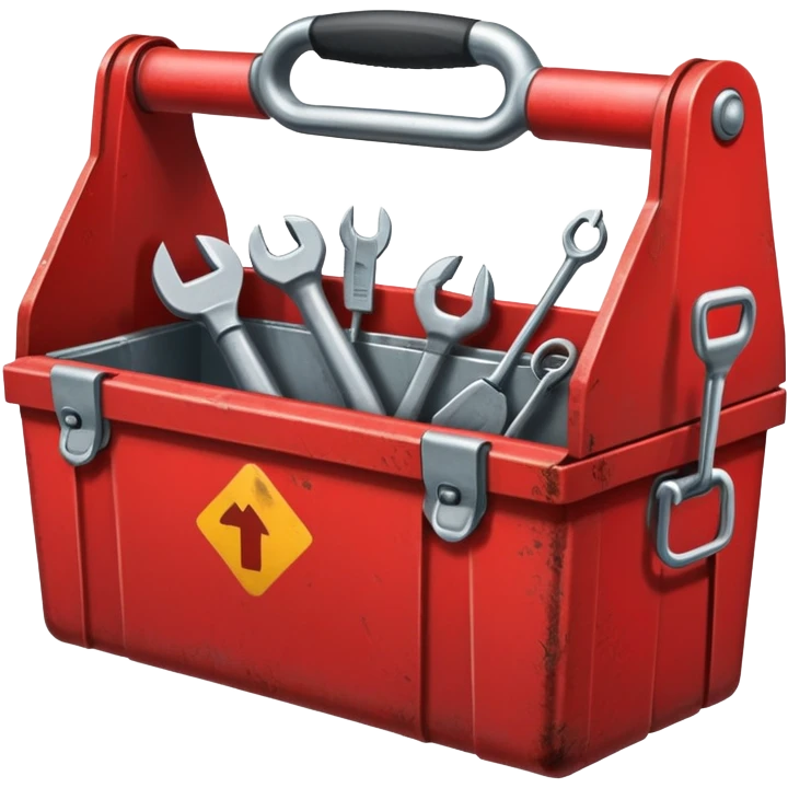 red toolbox  emoji