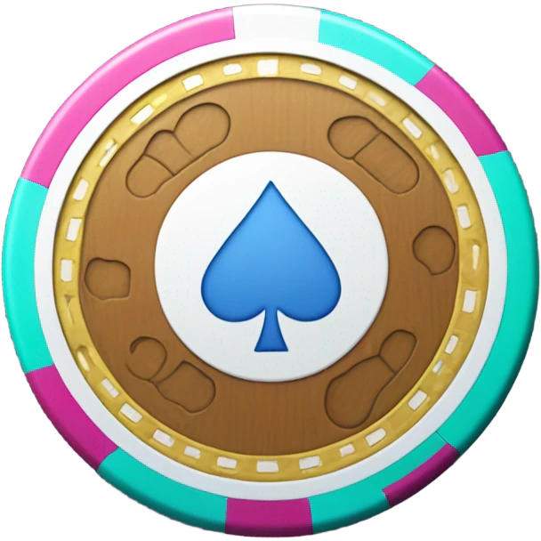 poker chip emoji