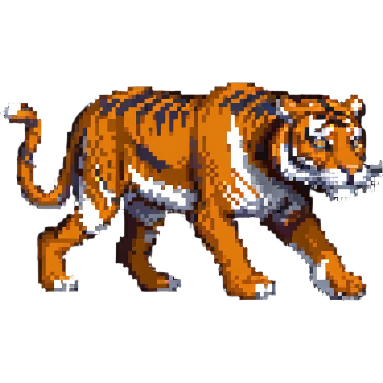 tiger prowling emoji