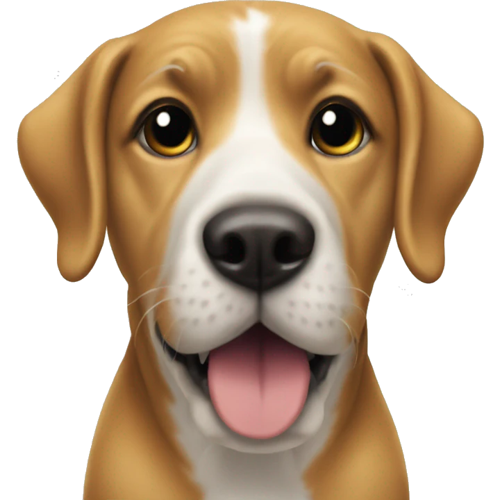 dog with dgt sign emoji