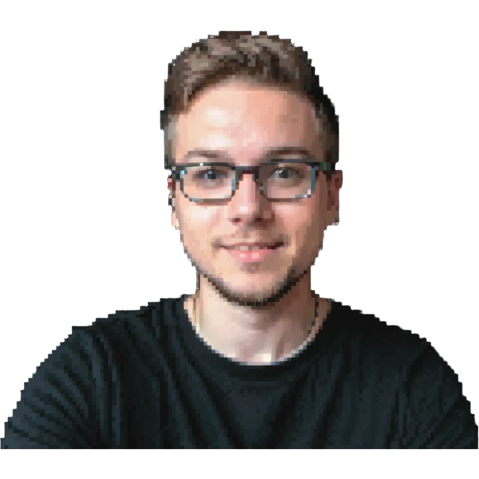 Content creator streaming and talking to camera emoji