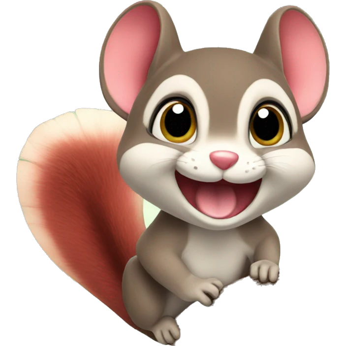 Flying squirrels emoji