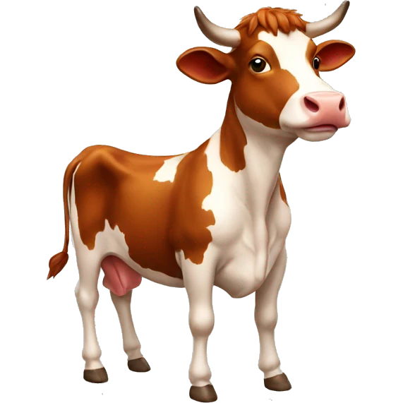 The red cow emoji