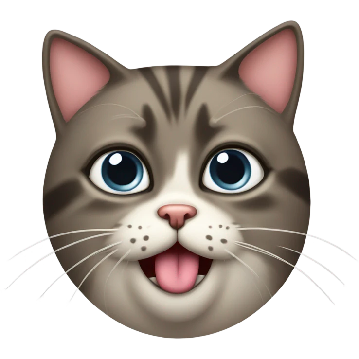 Cat blowing a kiss emoji