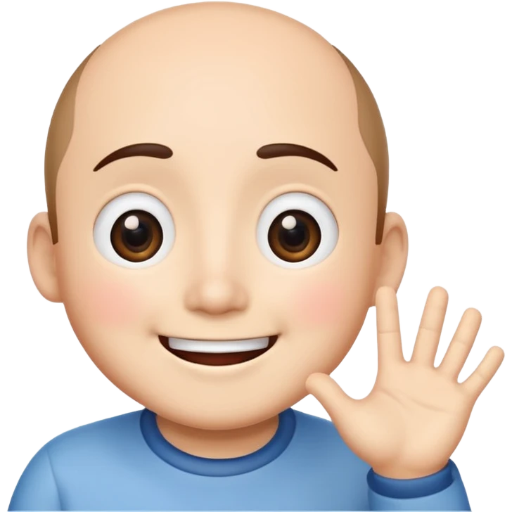 Shinchan saying hi emoji