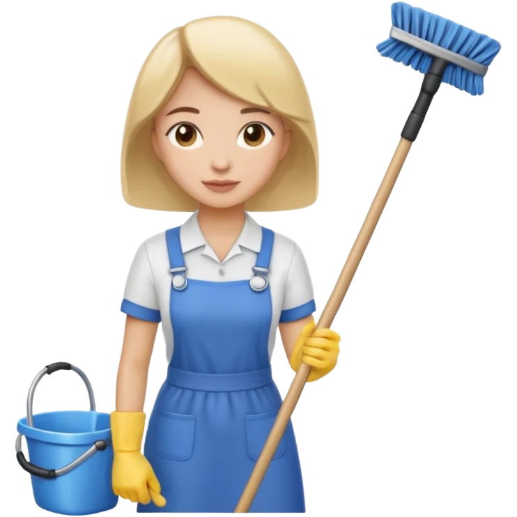 cleaning girl emoji