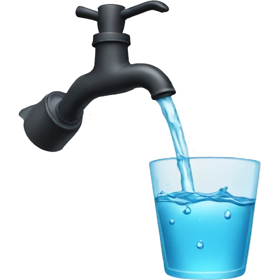 pouring water emoji
