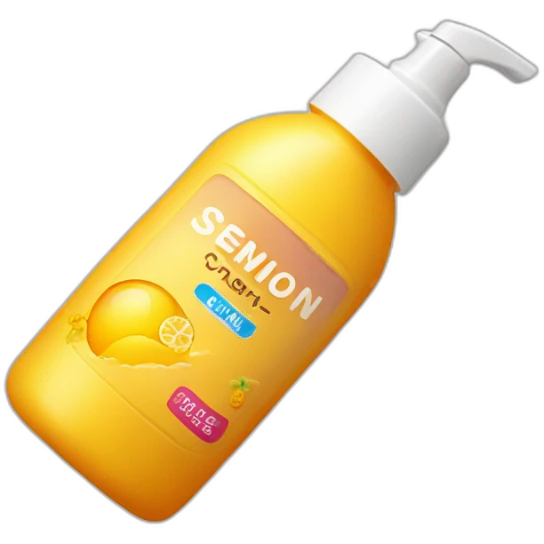 Sunscreen bottle emoji