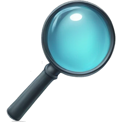 Magnifying glass emoji